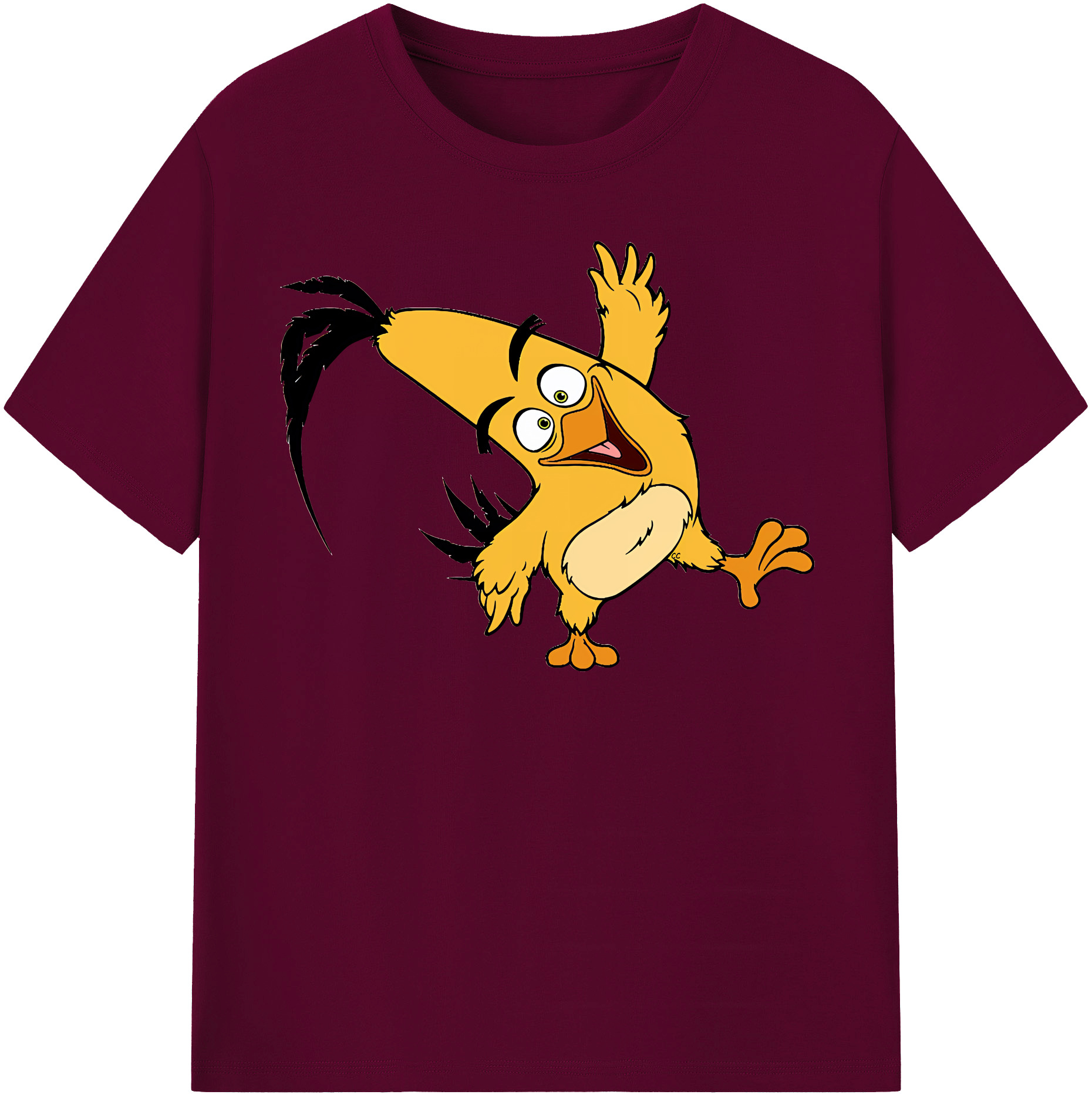 （画像用） Angry Birds アングリーバード レディースカジュアルプリントTシャツ（綿100％）